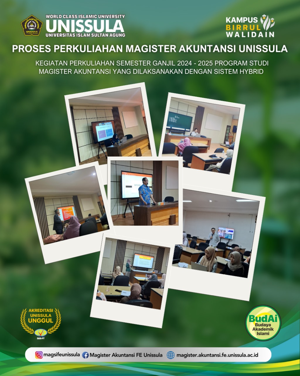 Proses Perkuliahan Magister Akuntansi Unissula
