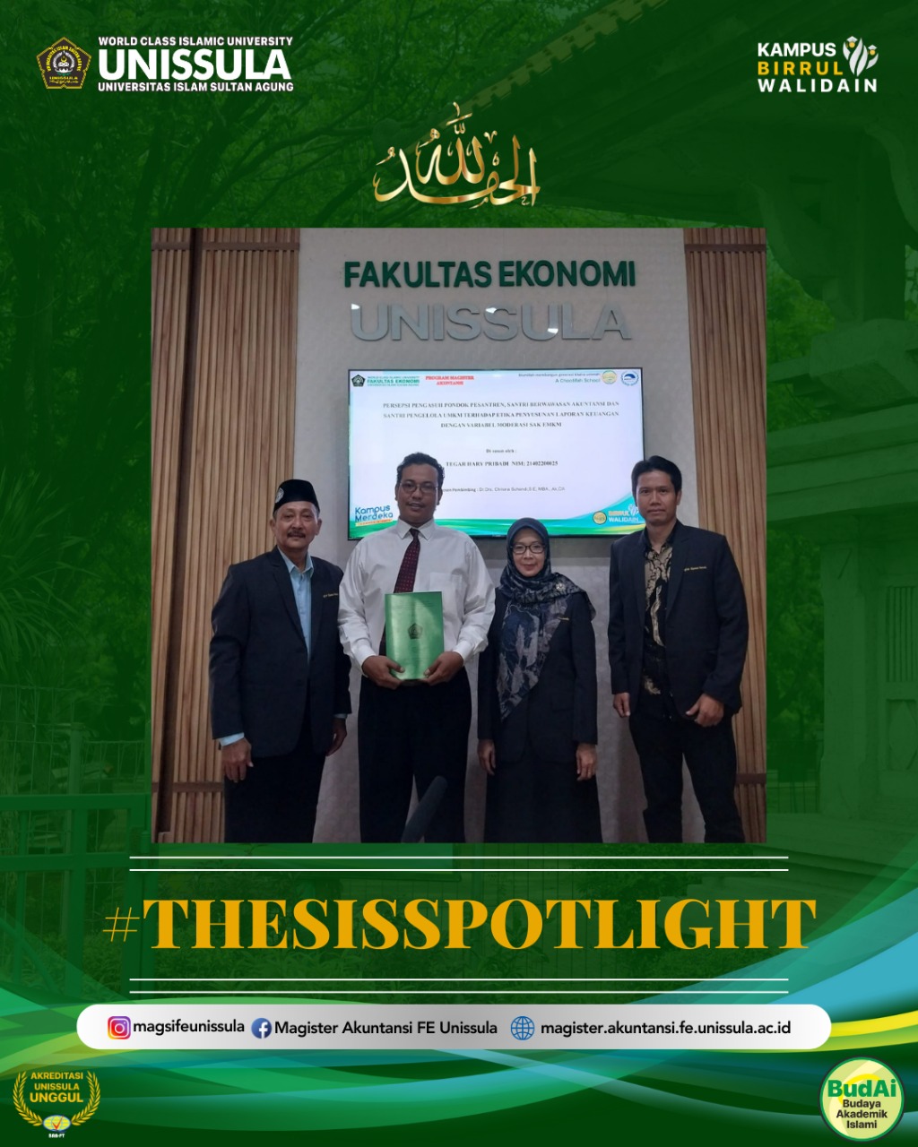 Seminar proposal tesis oleh mahasiswa...